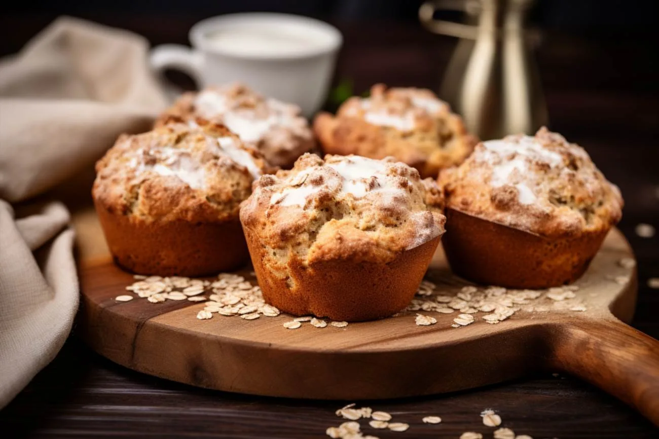 Zdravé muffiny z ovesných vloček